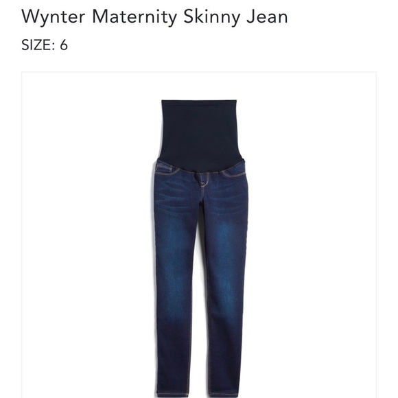 Stitch Fix 1822 Denim Wynter Maternity Medium Wash Skinny Jeans - Picture 5 of 5